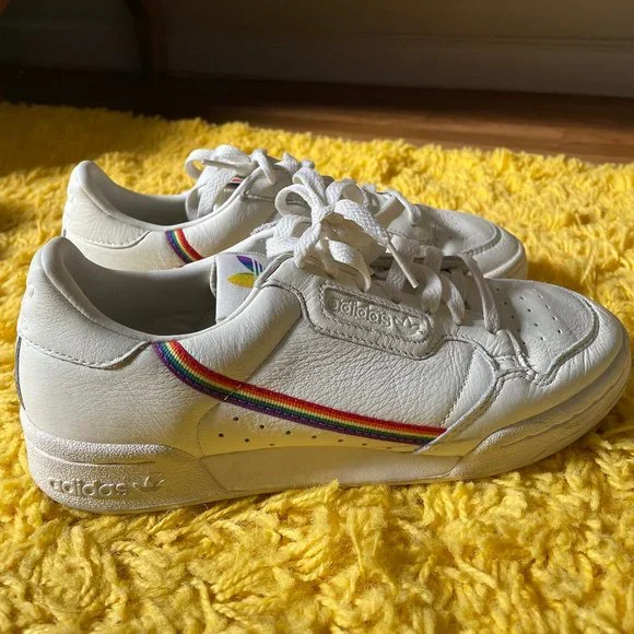 adidas Shoes Adidas Continental 8 Pride Sneakers Womens Size
